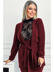 Теплый ангоровый кардиган Тания